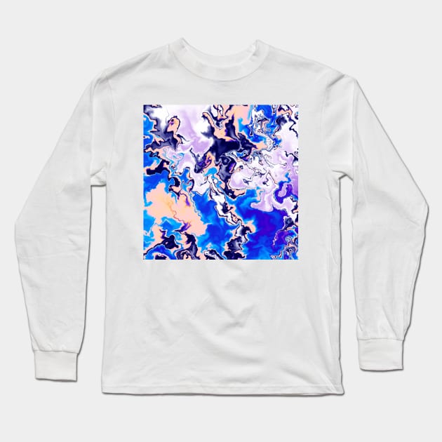 Splashes Long Sleeve T-Shirt by krinichnaya